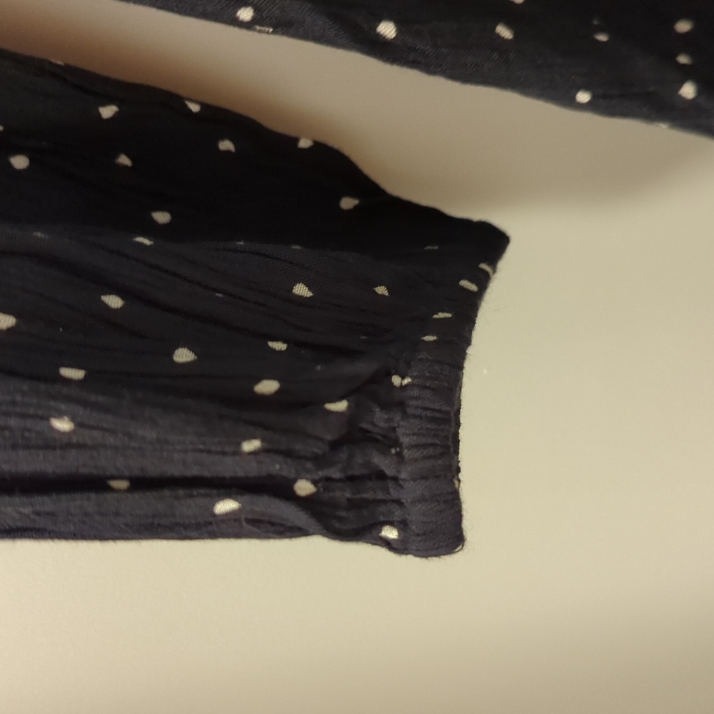 Billabong Long Sleeve Mini Polka Dot Dress - Picture 5 of 14